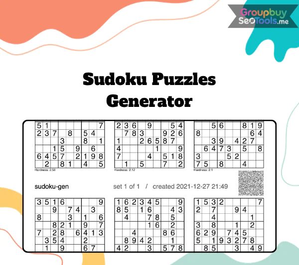 Sudoku Puzzles Generator